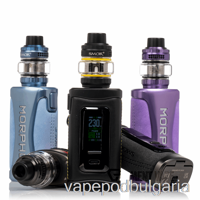 Vape 10000 Дръпки Smok Morph 3 230w Starter Kit Purple Pink